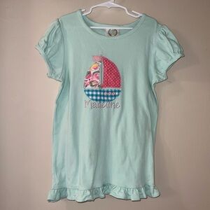 Madeline Sailboat Applique Top